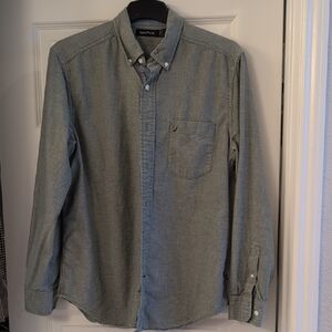 Nautica Men's Green Casual Button-Down Shirt